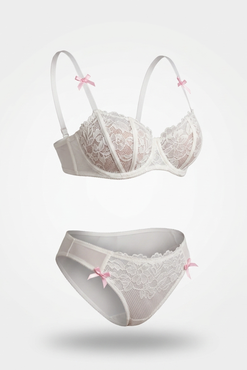 Delicate lace bow – Lingerie set