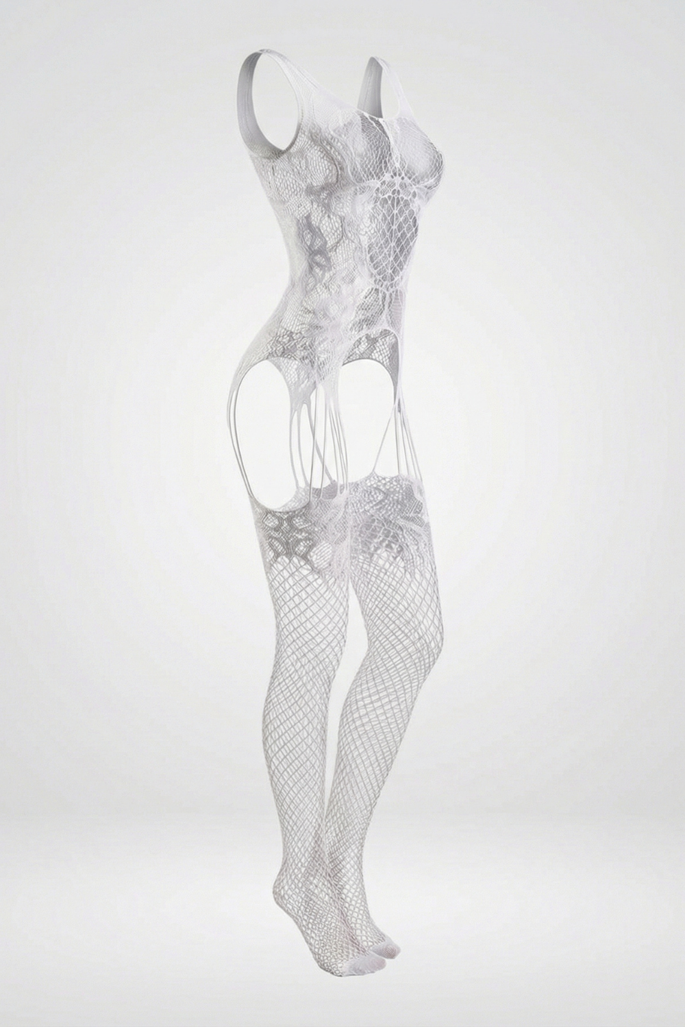 Floral lace cutout design – Bodystocking
