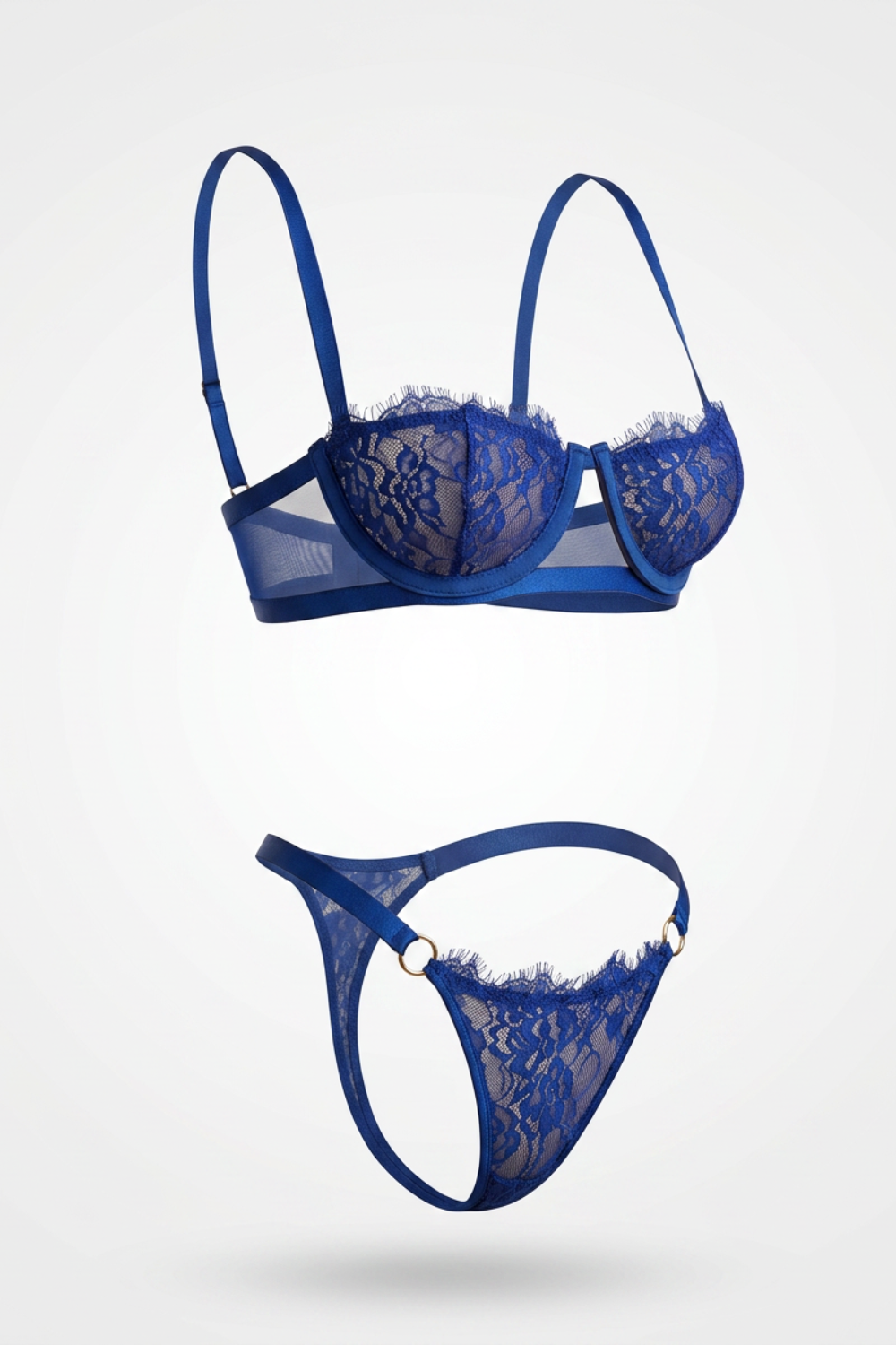 Sheer lace underwire – Lingerie set