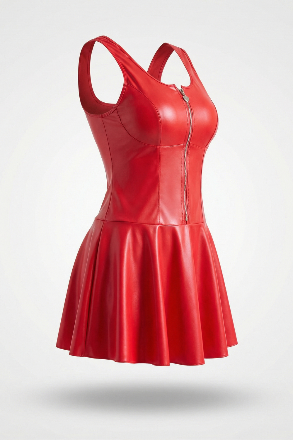 Zip-front sculpted silhouette – Babydoll