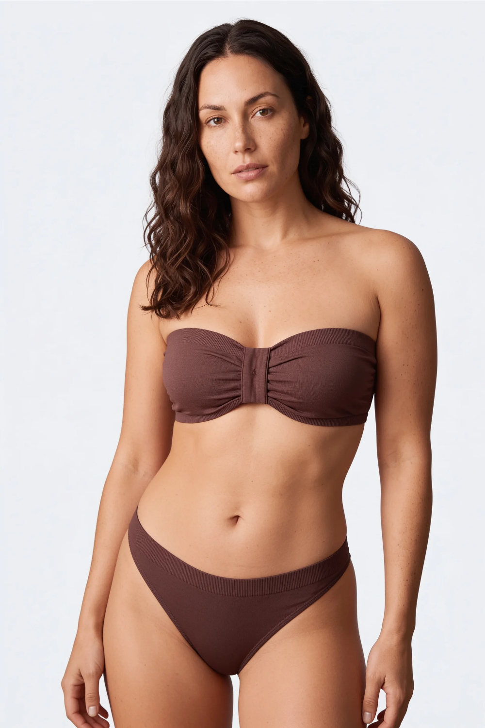 Ruched seamless bandeau – Bralette