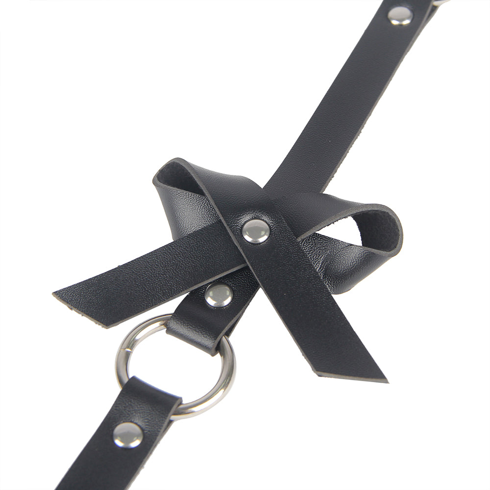 Bow detail garter harness – Adjustable belt