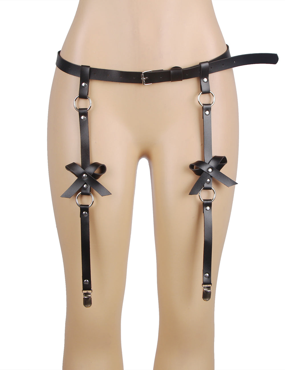 Bow detail garter harness – Adjustable belt