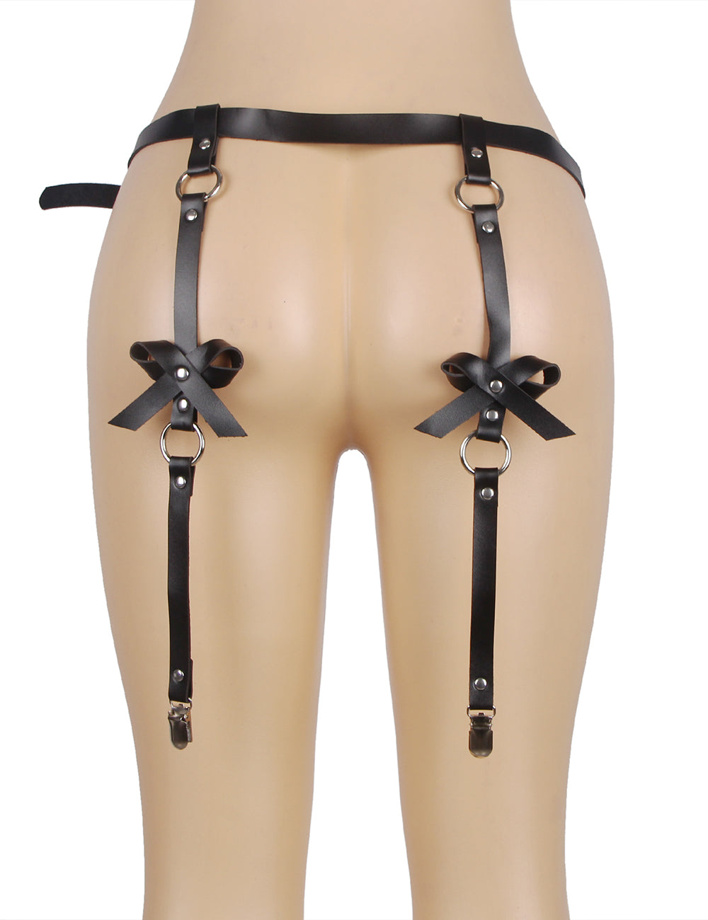 Bow detail garter harness – Adjustable belt