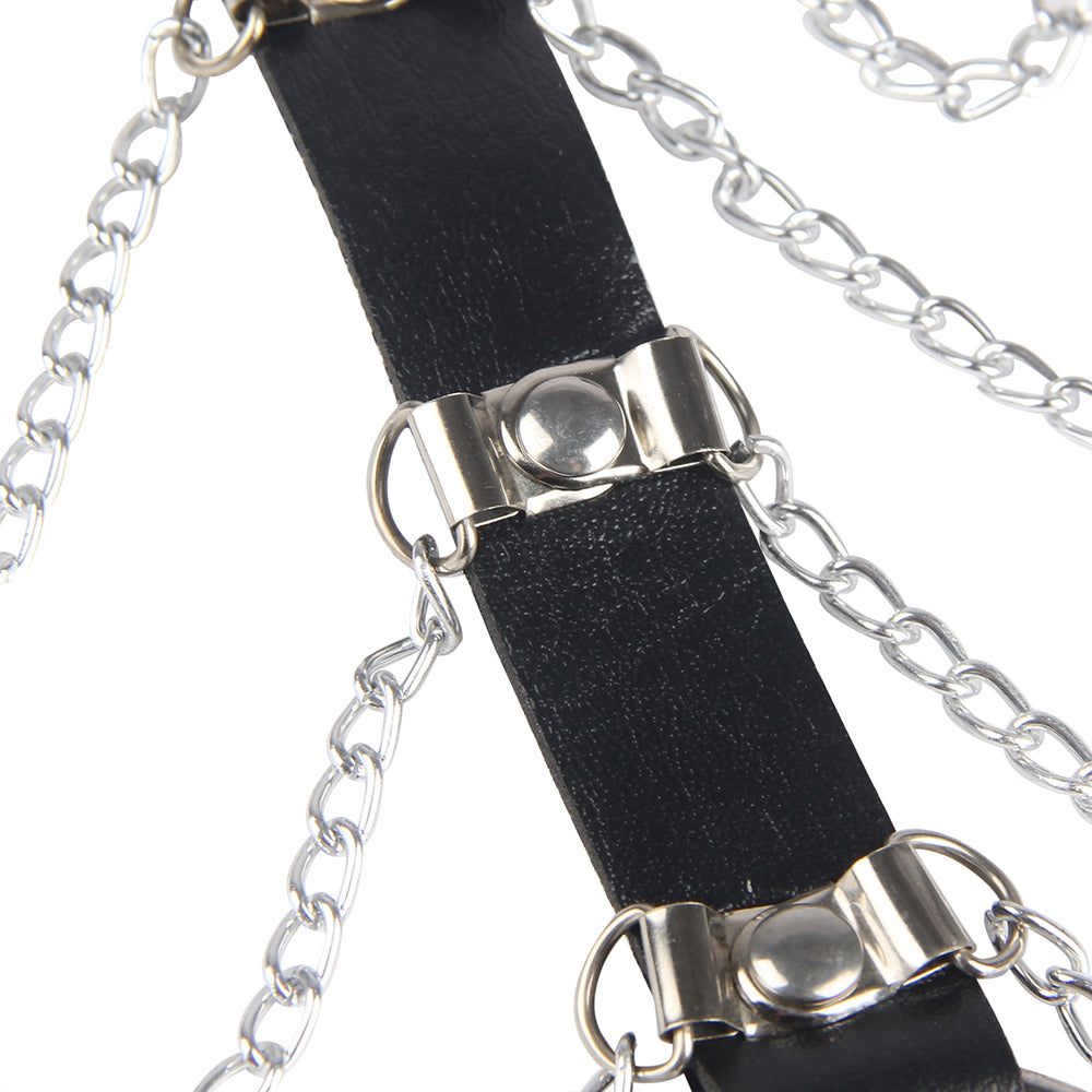 Layered chain choker – Statement harness