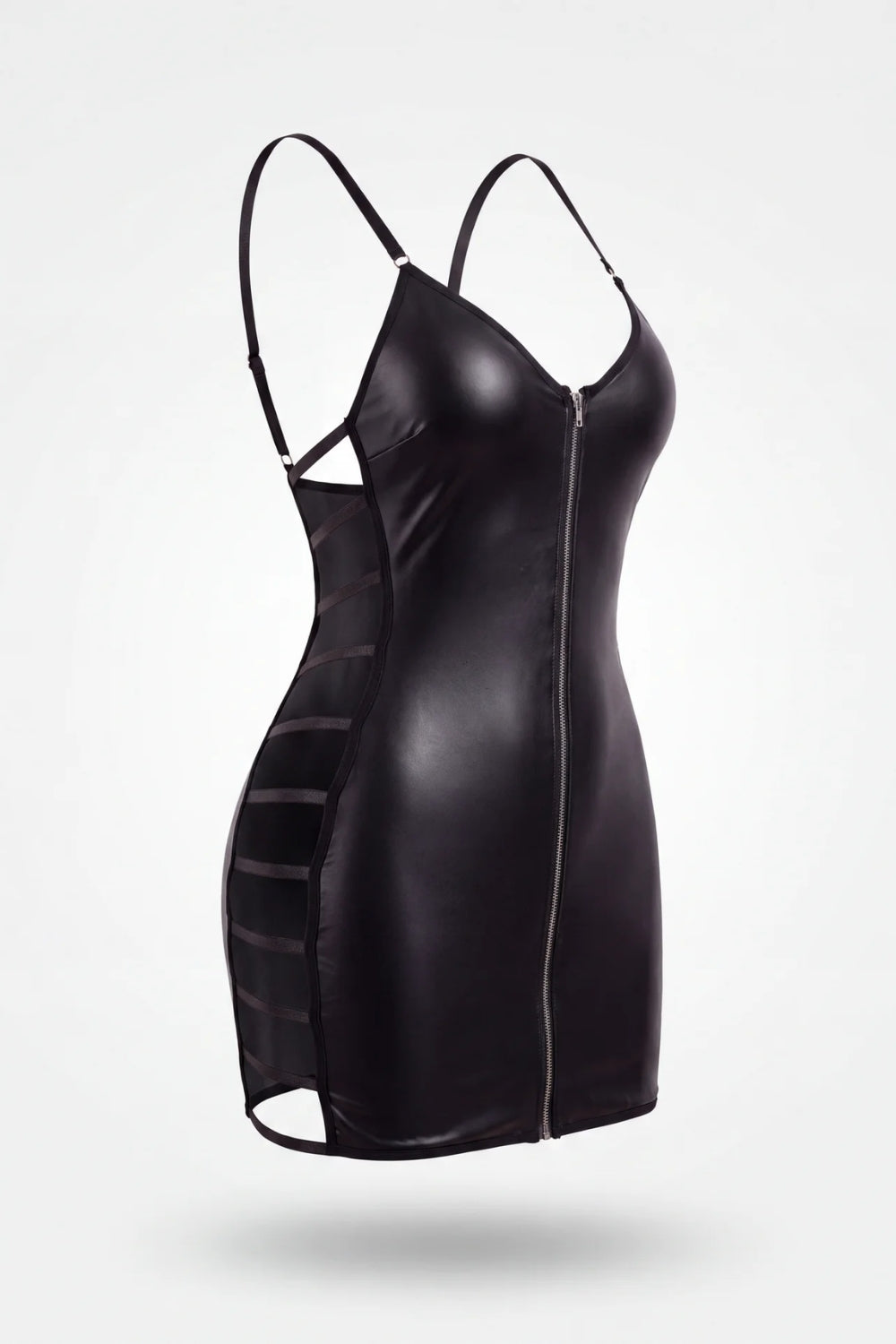 Zip-front cutout – Mini dress