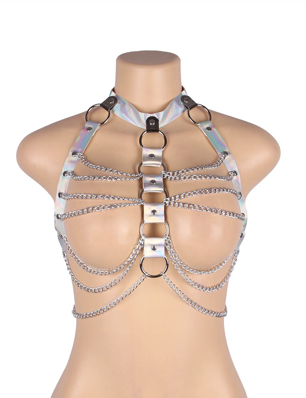 Holographic chain detail – Statement harness