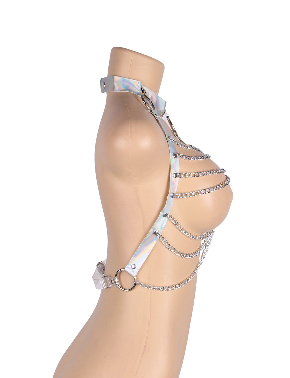 Holographic chain detail – Statement harness