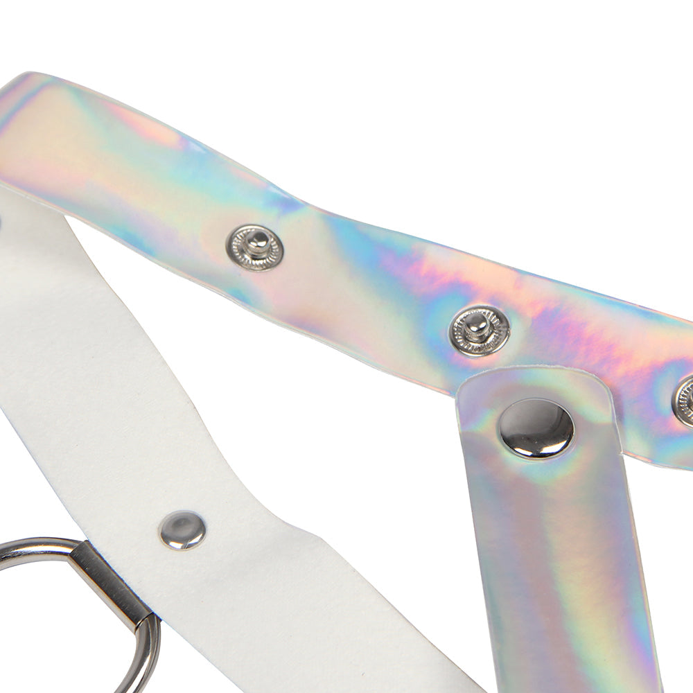 Holographic chain detail – Statement harness