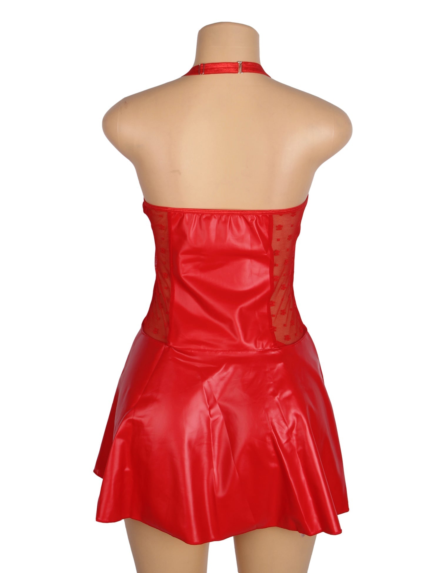 Zip-front halter silhouette – Babydoll