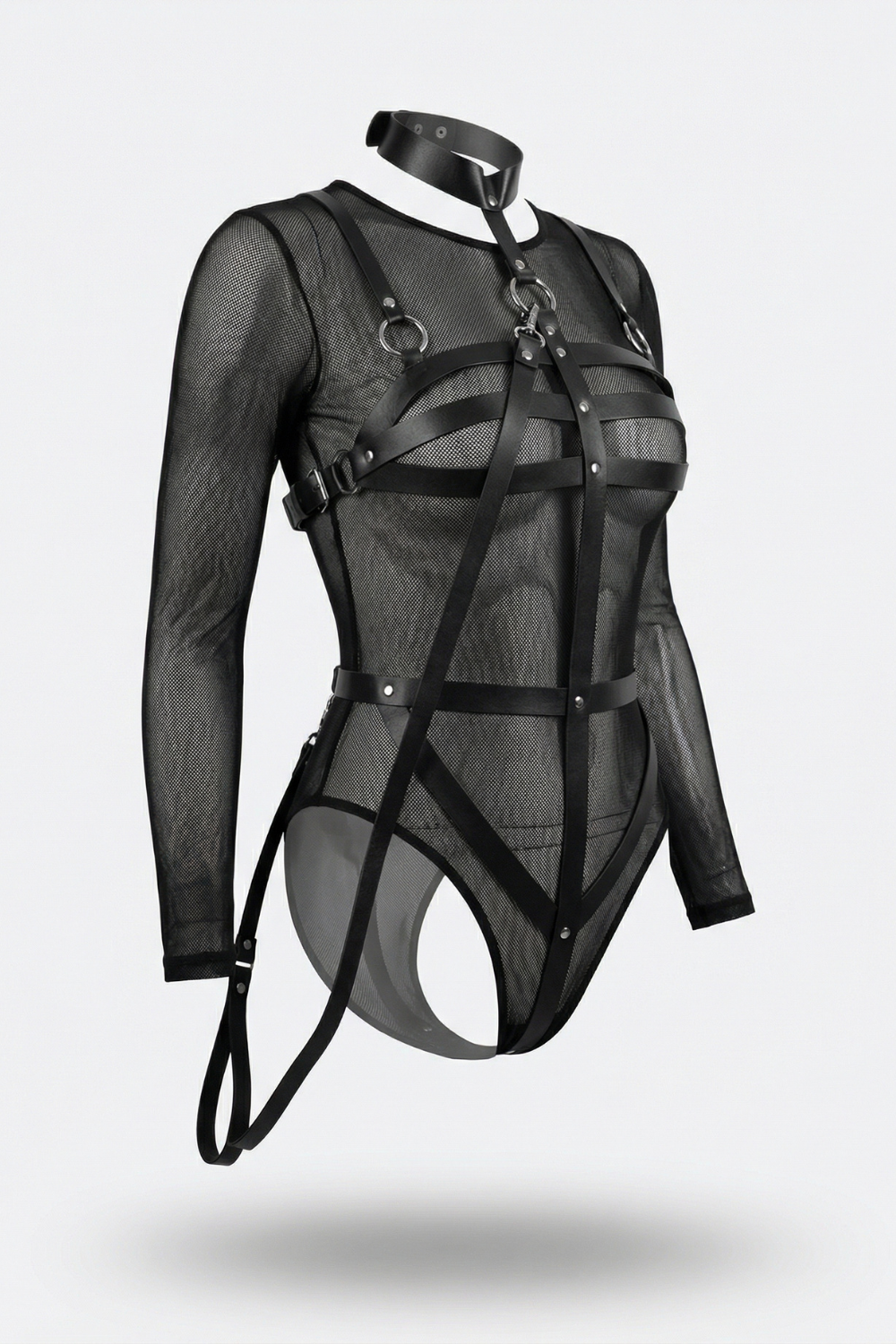 Choker leash harness – Statement restraints