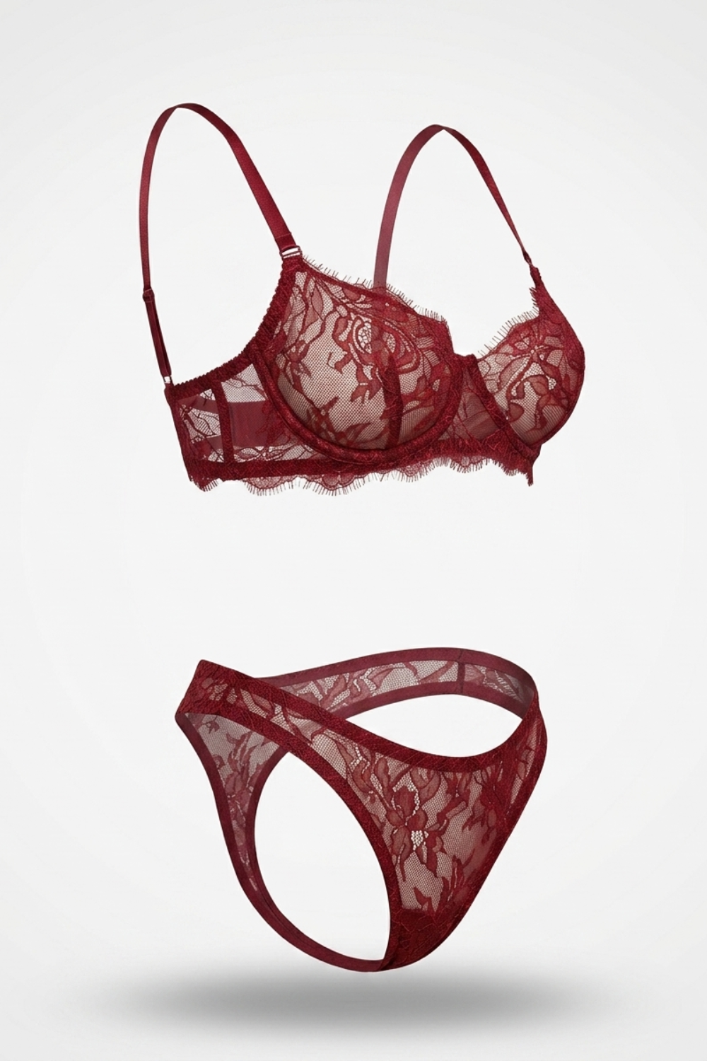 Eyelash lace allure – Bra set