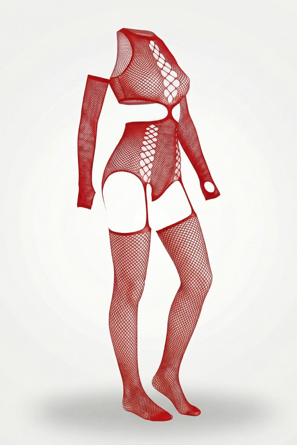 Fishnet cutout illusion – Stockings