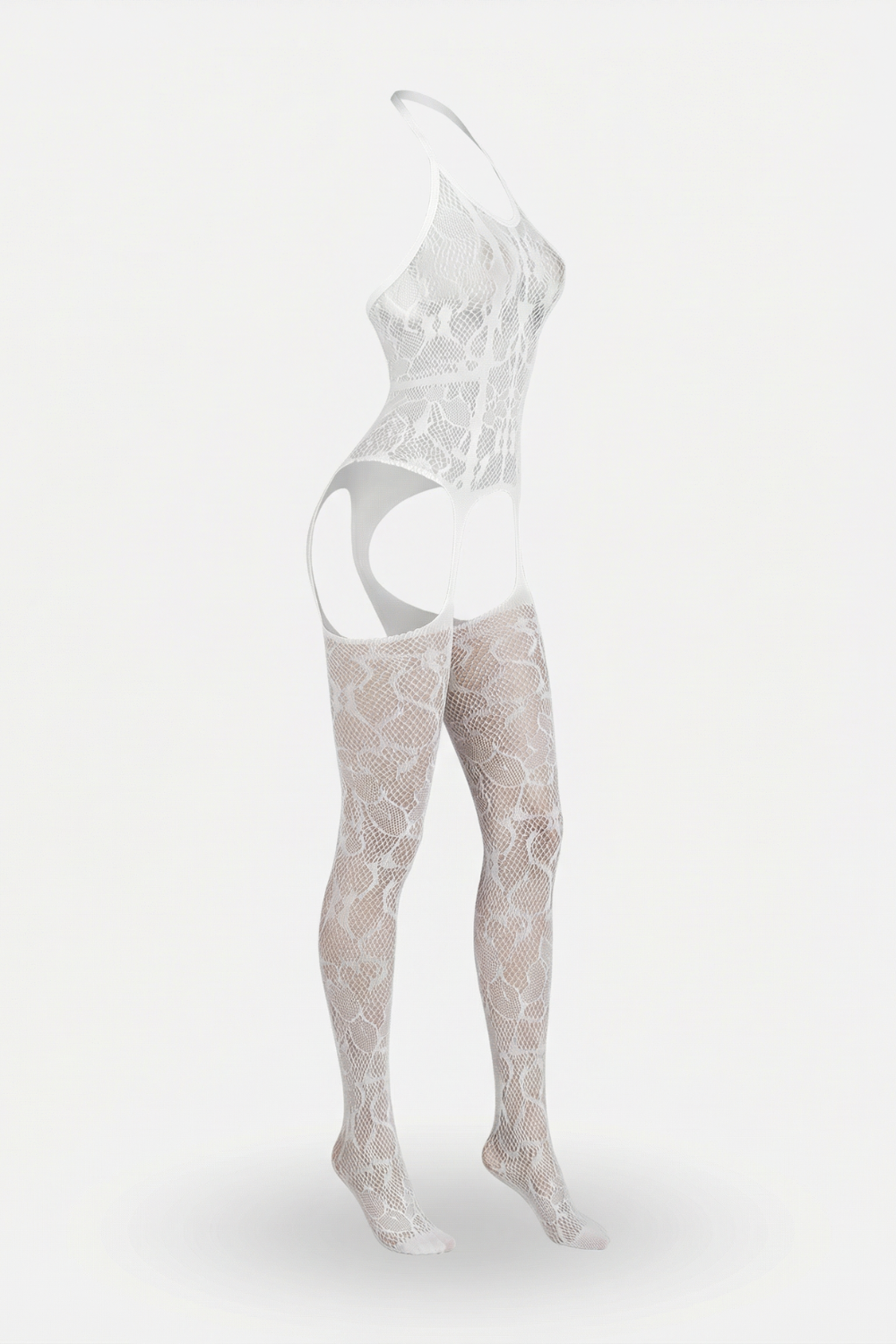 Lace open-back silhouette – Stockings