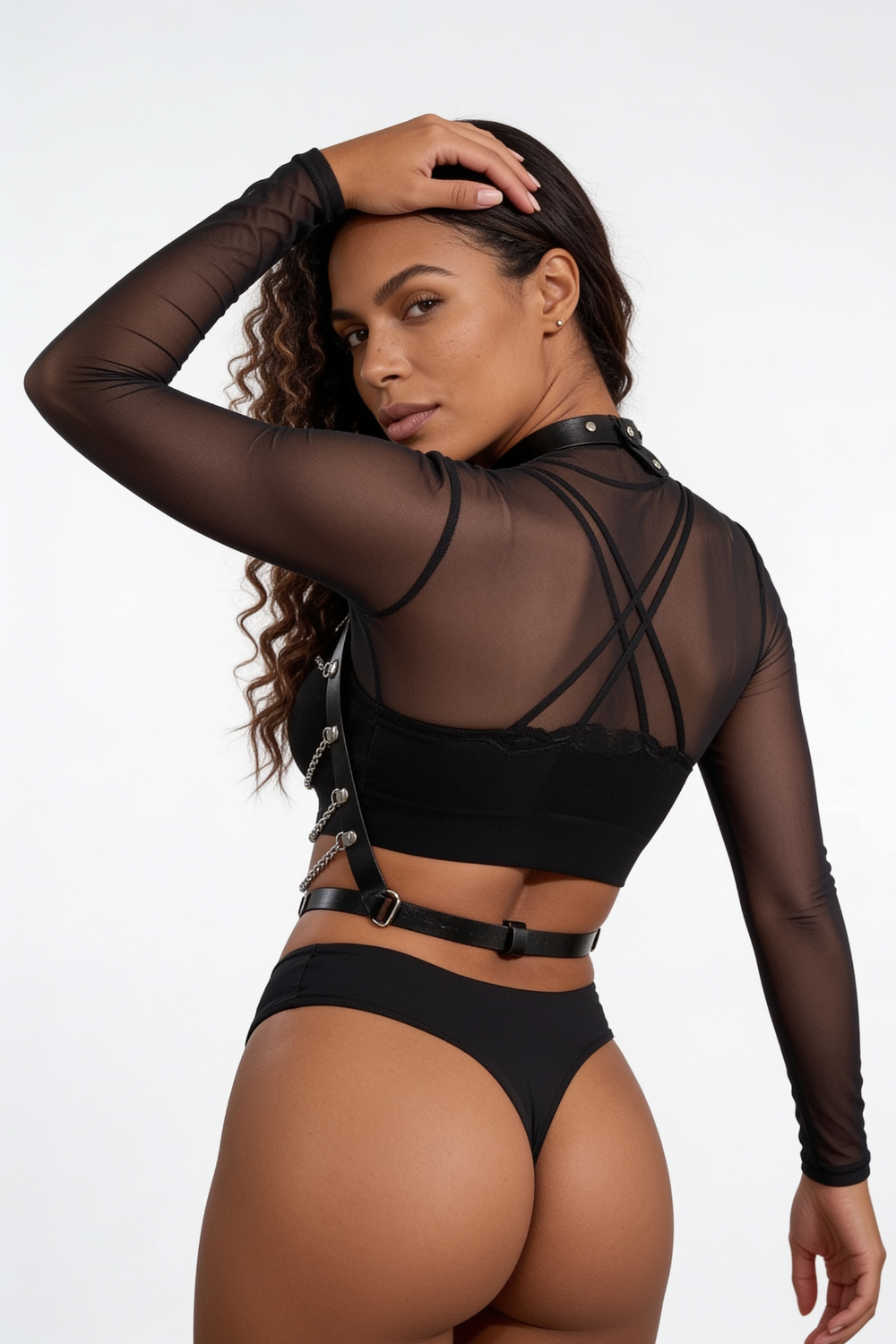 Layered chain choker – Statement harness