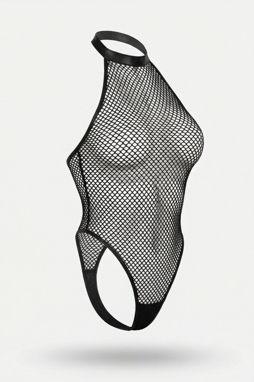Midnight mesh allure – Bodysuit