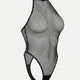 Midnight mesh allure – Bodysuit