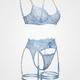 Powder blue allure – Lingerie set