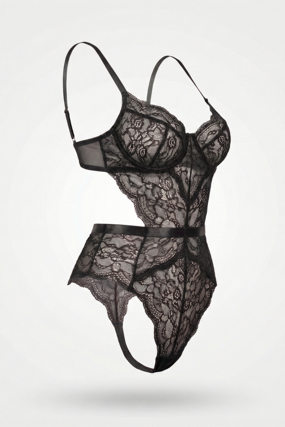 Romantic lace contour – Bodysuit
