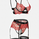 Scalloped lace contrast – Lingerie set