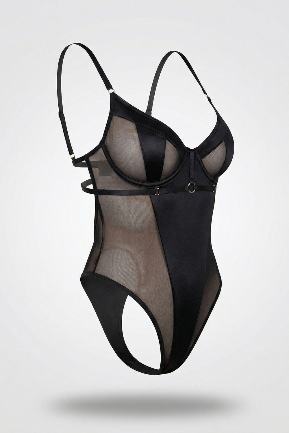 Sheer contour elegance – Bodysuit