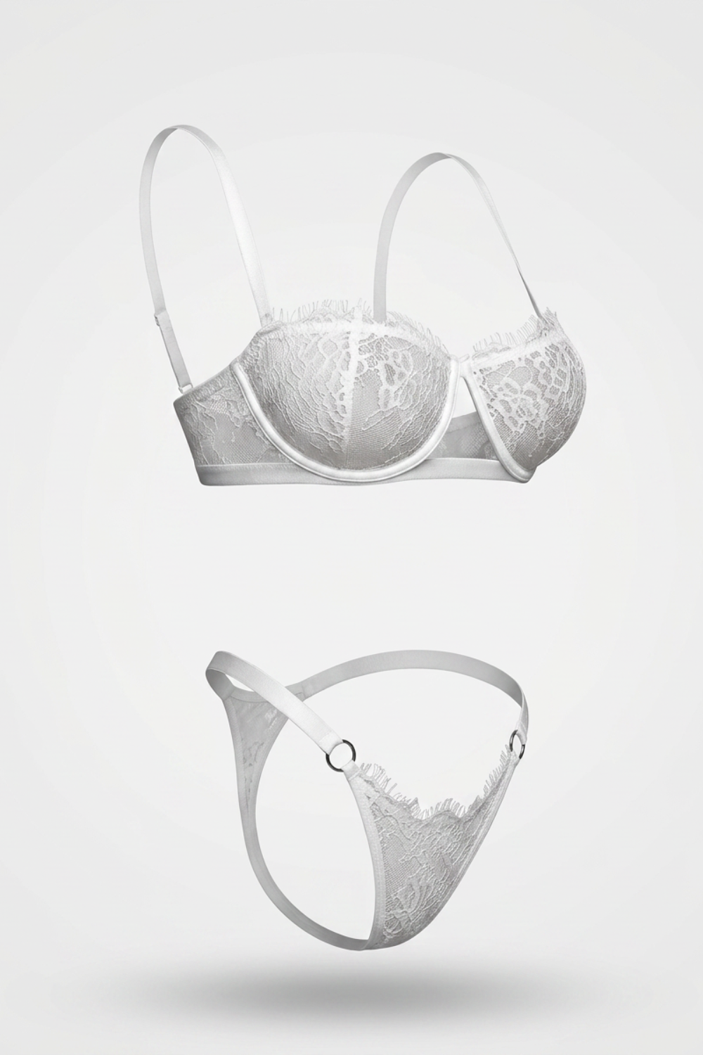 Sheer lace underwire – Lingerie set