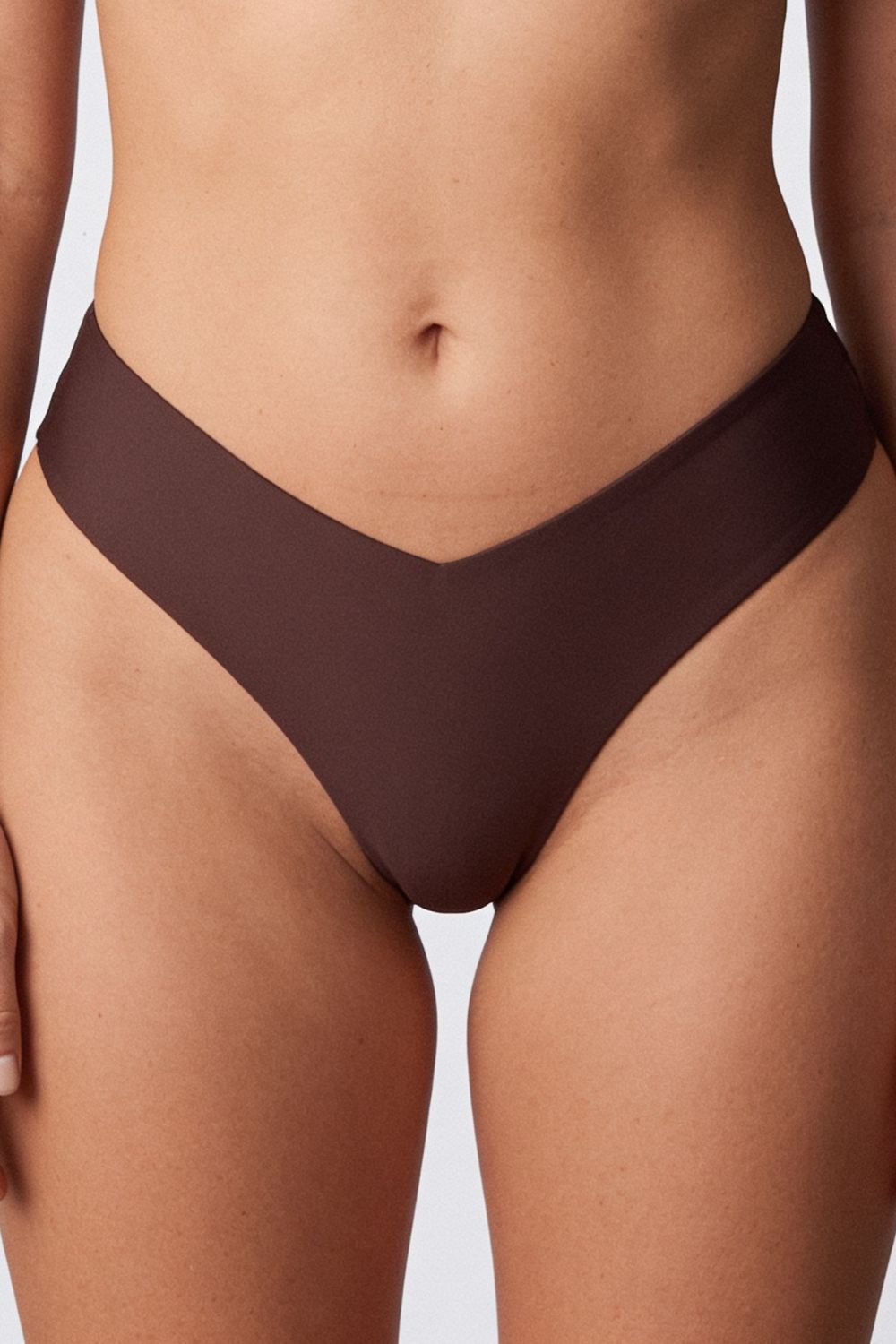 Silky seamless low-rise – Thong