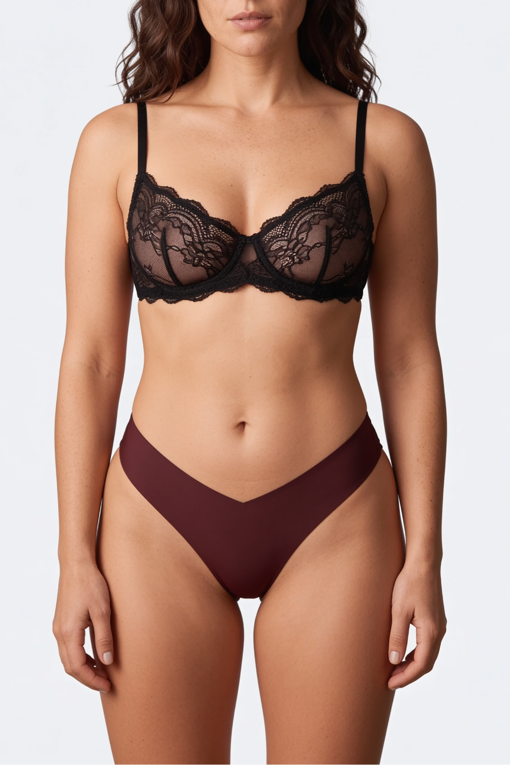 Silky seamless low-rise – Thong