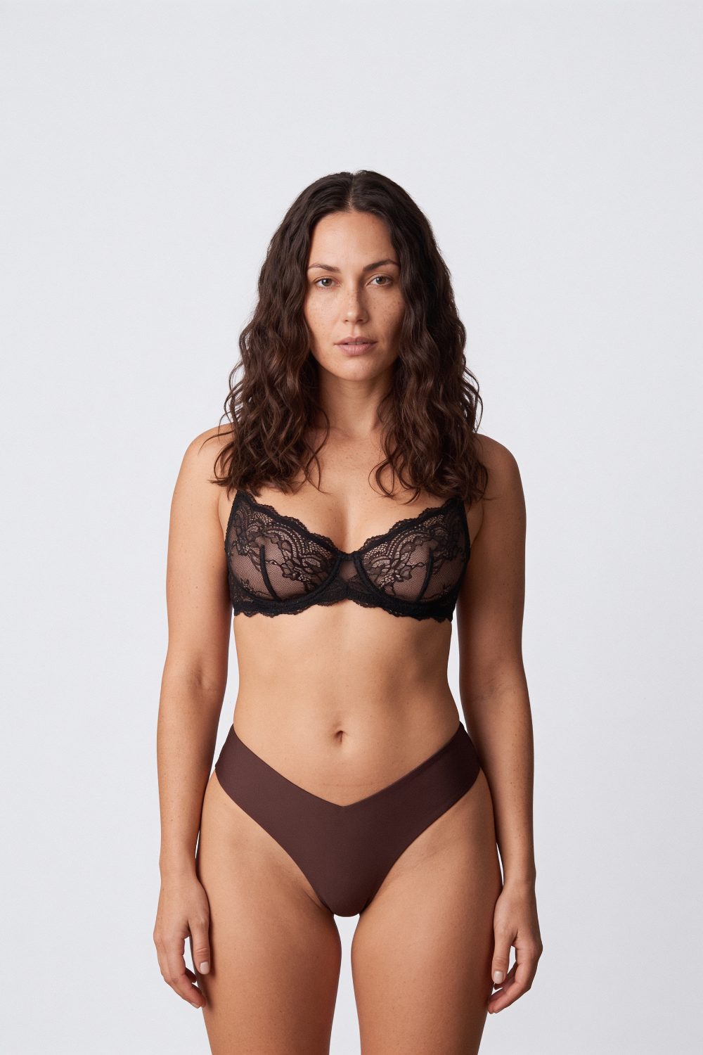 Silky seamless low-rise – Thong