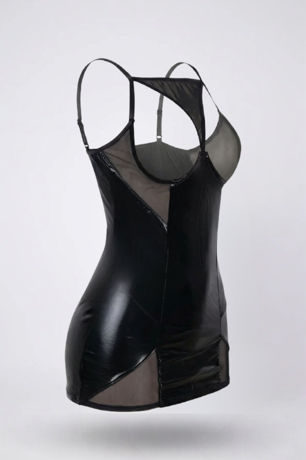 Open cup grain finish – Mini dress