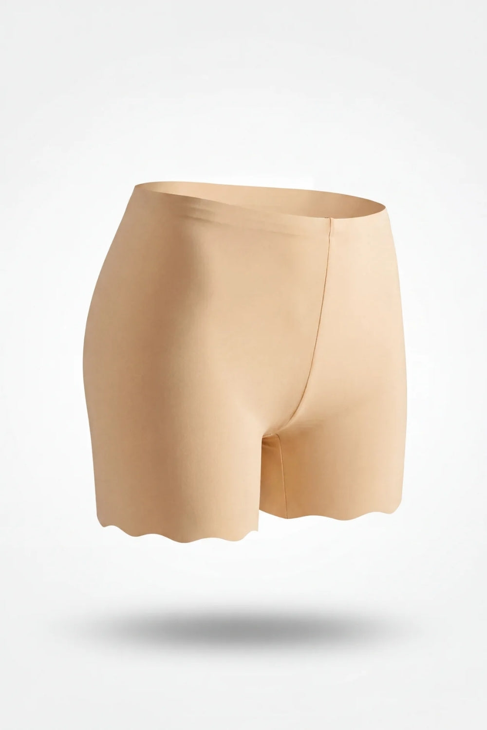 Laser-cut seamless boyshort in oat