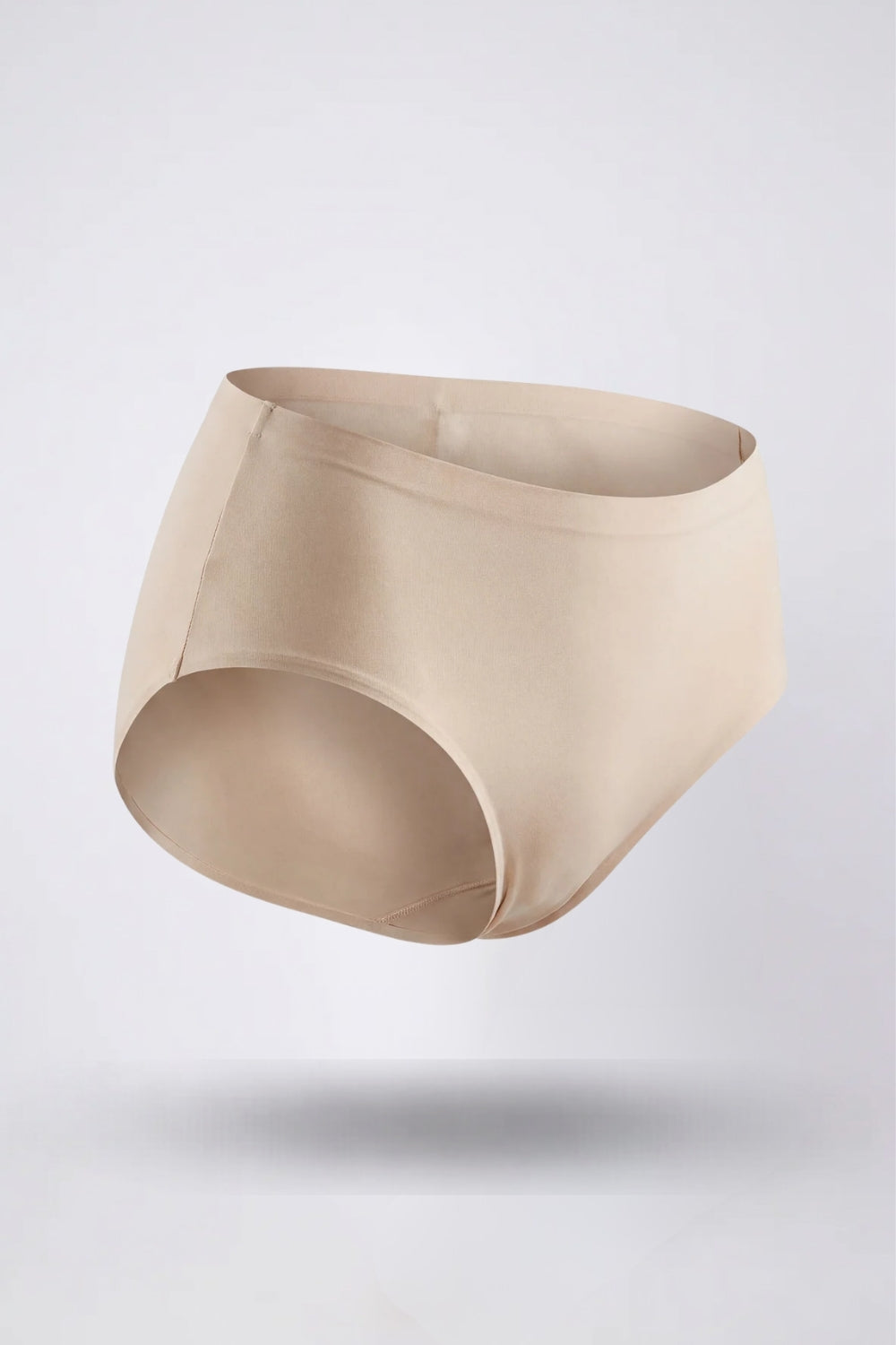 Laser-cut seamless brief in sand